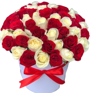 Троянди в коробці "Далія"