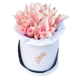 Квіткова коробка «Персиковий рай»