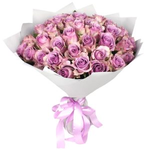 Букет із 45 троянд сорту Меморі Лейн