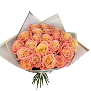 Букет із 21 трояндою Місс Піггі