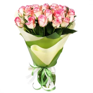 Букет із 25 рожевих троянд Джумілія